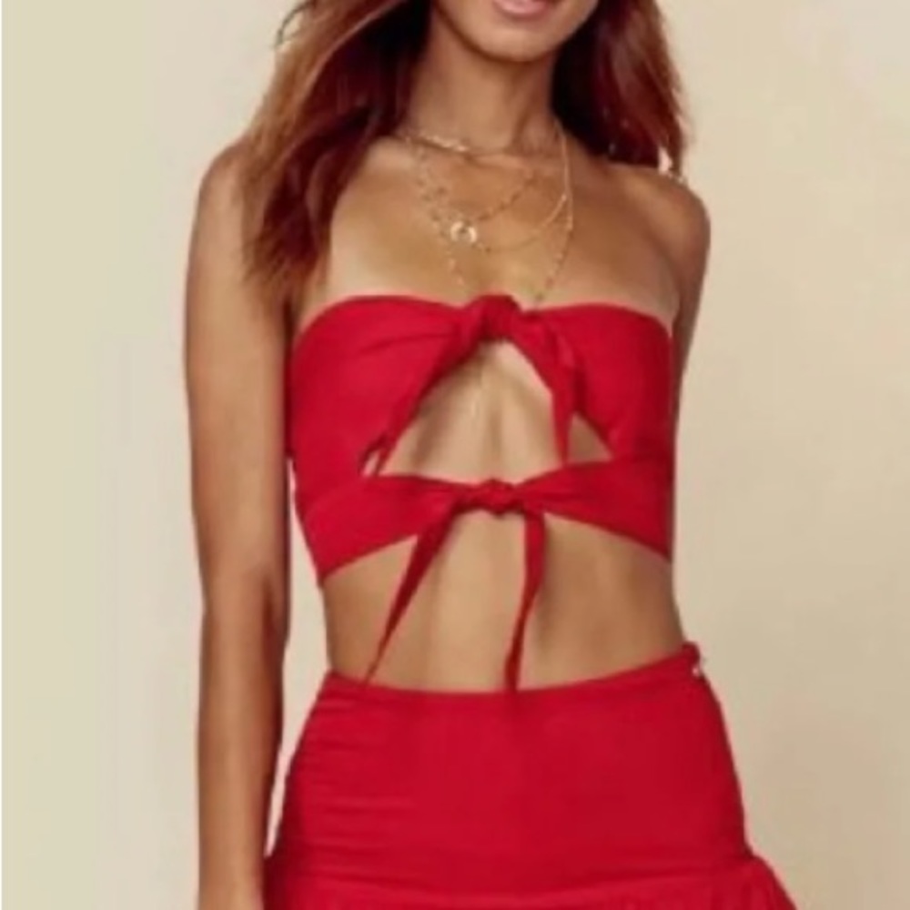 🍓Indah Clothing Red Top🍓